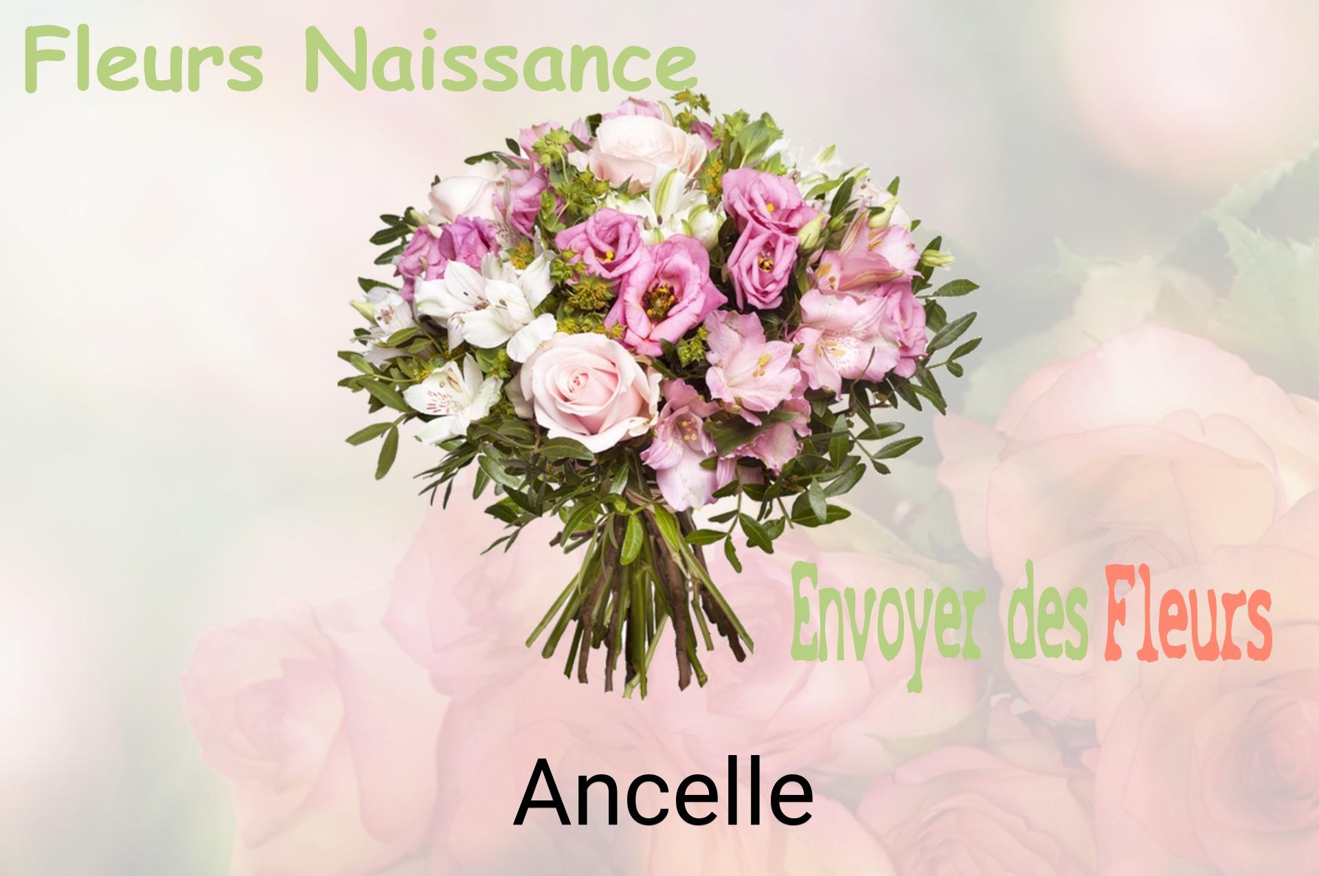 Bouquet de fleurs de naissance livré à Ancelle